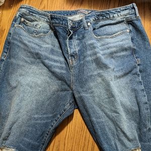 Torrid high rise straight studded jeans size 22R